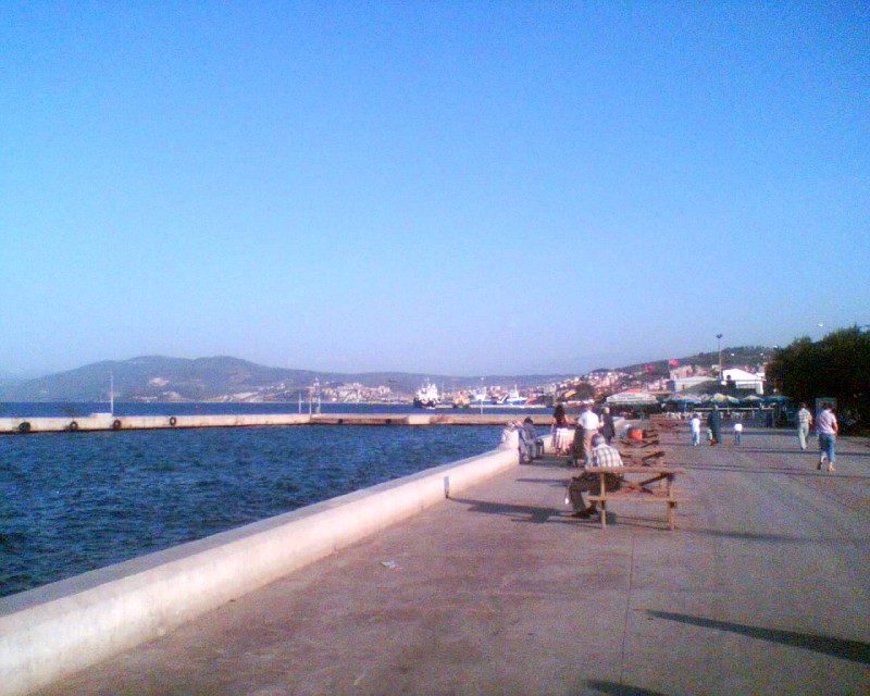 Mudanya kıyısından bir görünüm