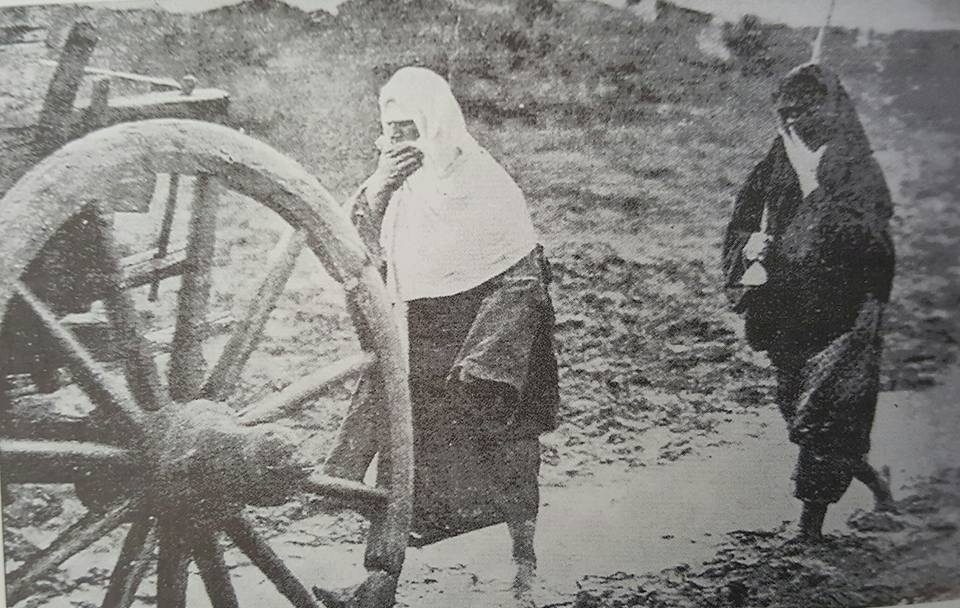 Ekim 1912'de Yenice-i Vardar'dan ayrılan Müslüman kadınlar