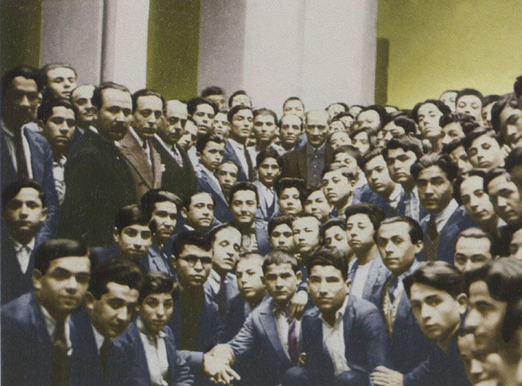 Atatürk Edirne Erkek Muallim Mektebinde, 24 Aralık 1930