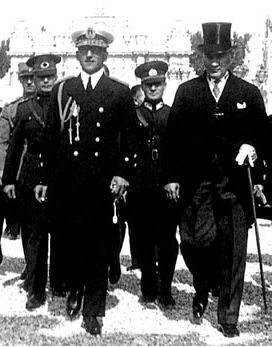 Mustafa Kemal Atatürk ve Yugoslavya Kralı I. Aleksandar, 1933