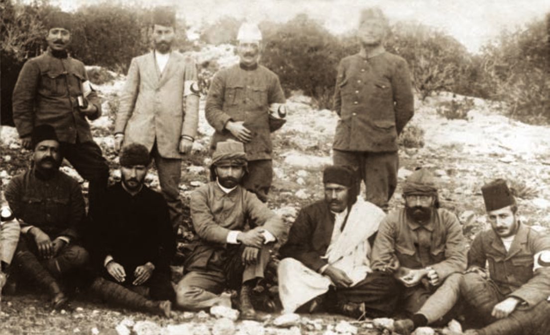 Mustafa Kemal Hilâl-i Ahmer heyetiyle, Trablusgarp 1912