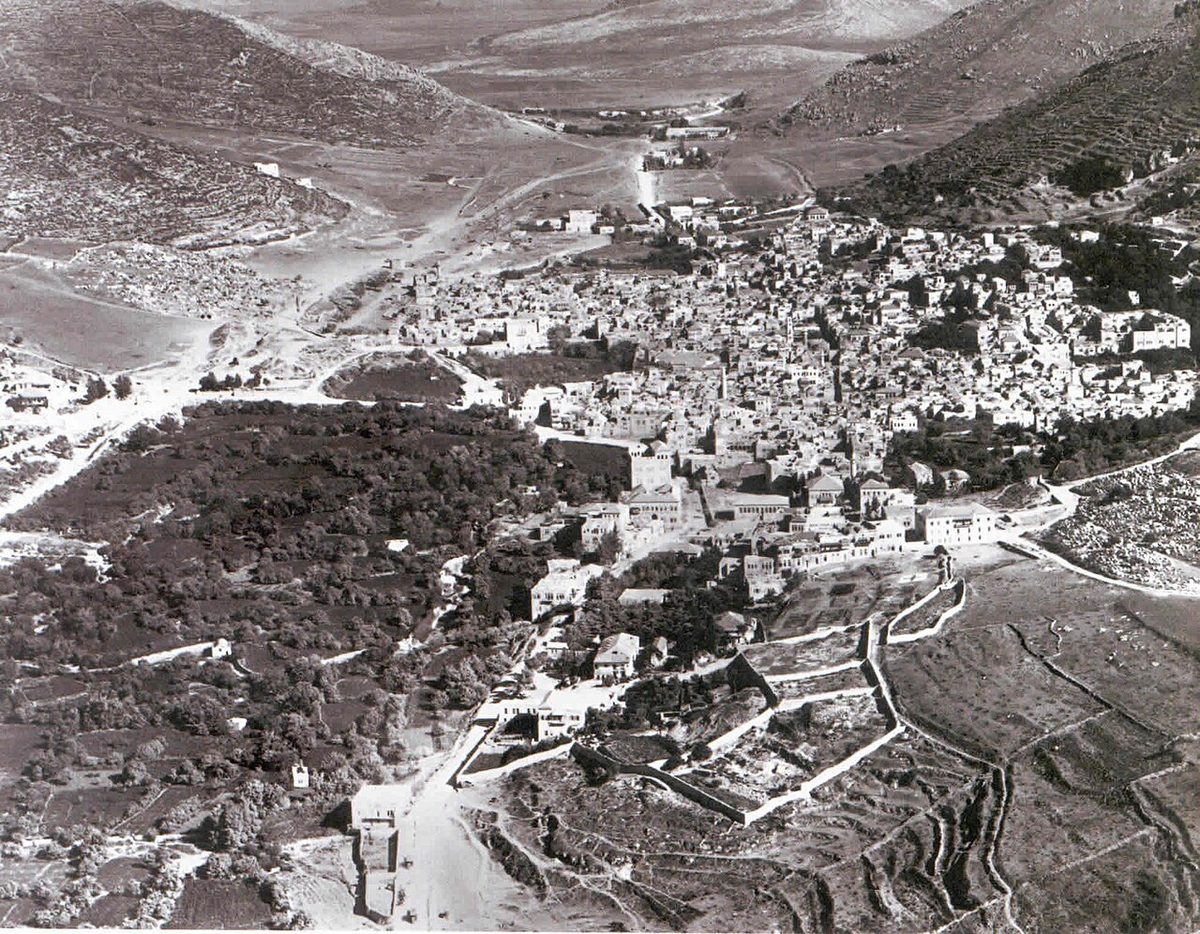 1918'de Nablus kenti