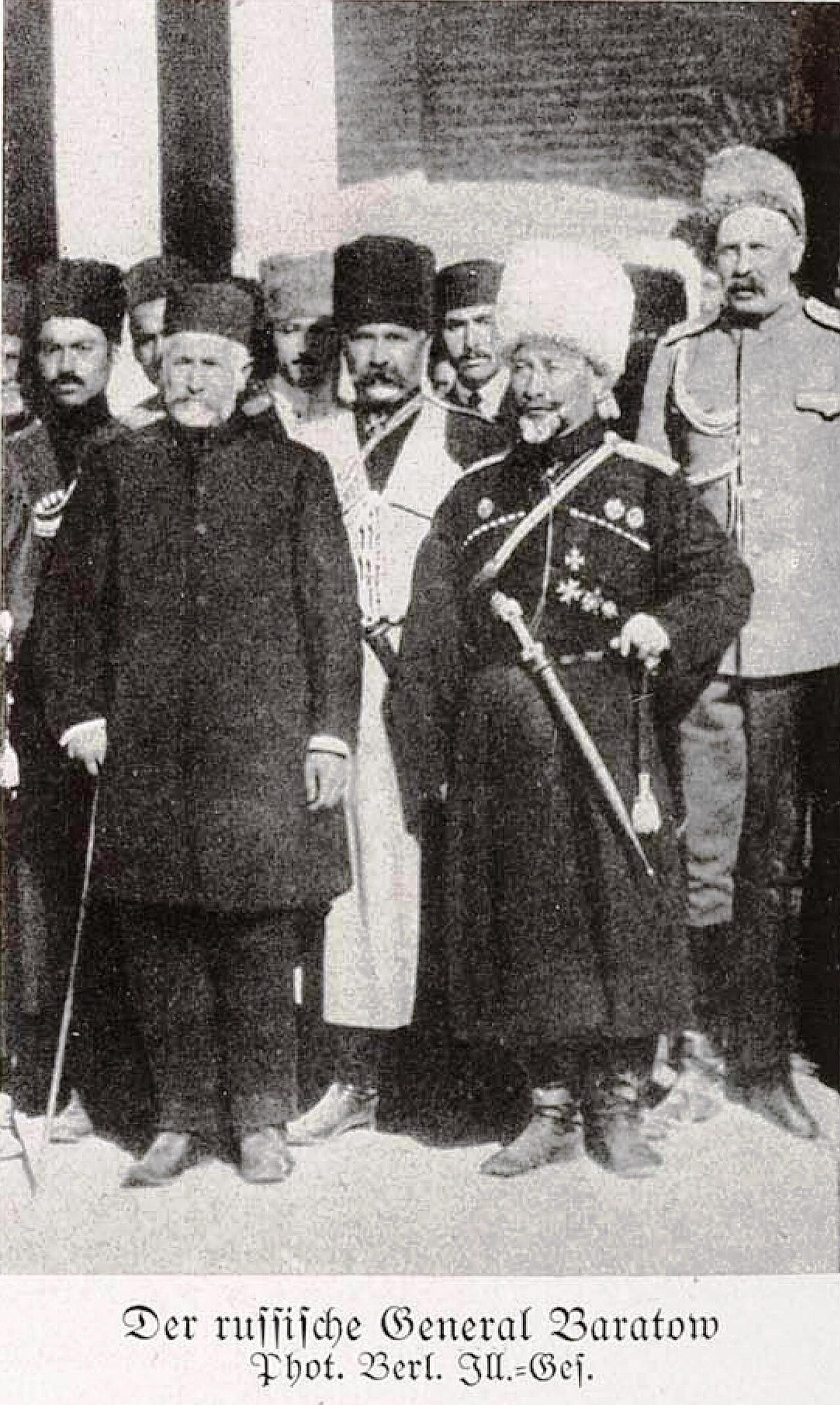 Rus İran seferi kuvvetlerinin komutanı General Nikolay Baratov