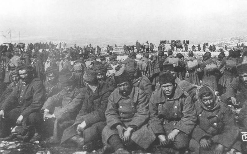 Bizani'de esir düşen Osmanlı askerleri, 1913
