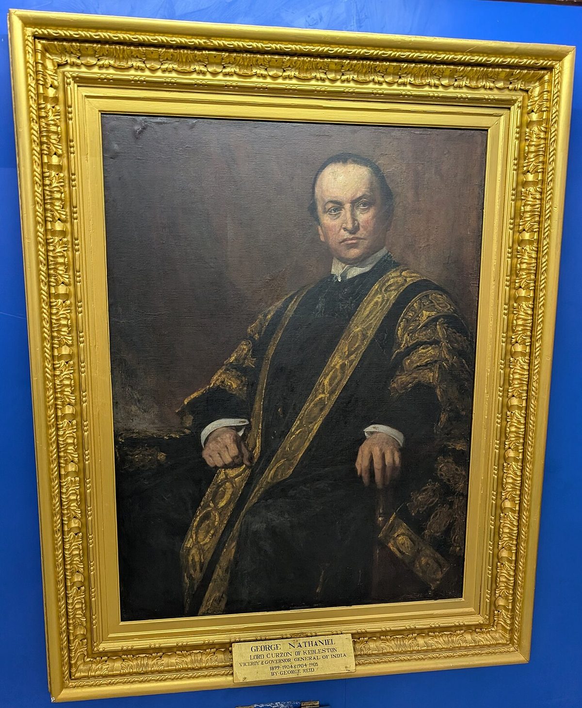 Lord Curzon'un George Reid tarafından yapılmış portresi