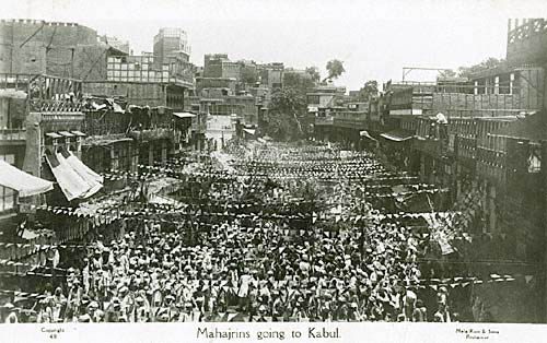 1920'de Hindistan'da Hilafet Hareketi döneminden bir görüntü