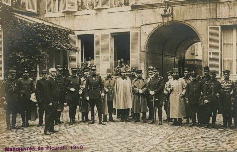 1910 Picardie manevralarından bir görüntü