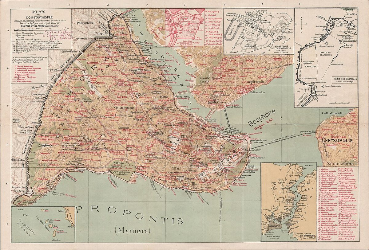 Celal Esad'ın hazırladığı İstanbul planı