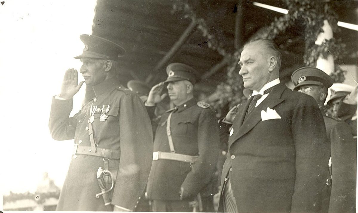 Rıza Şah Pehlevi ve Mustafa Kemal Atatürk, 1934