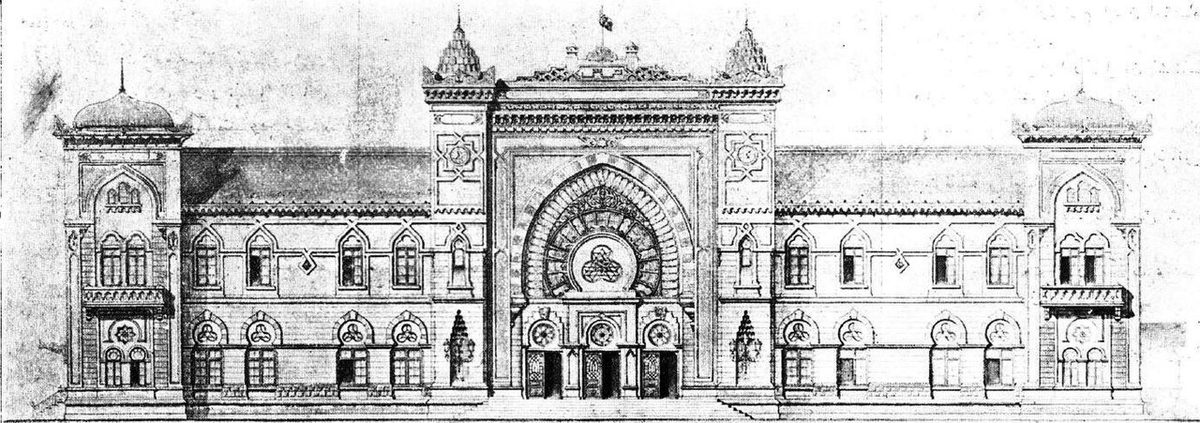 1912 tarihli Samsun garı çizimi