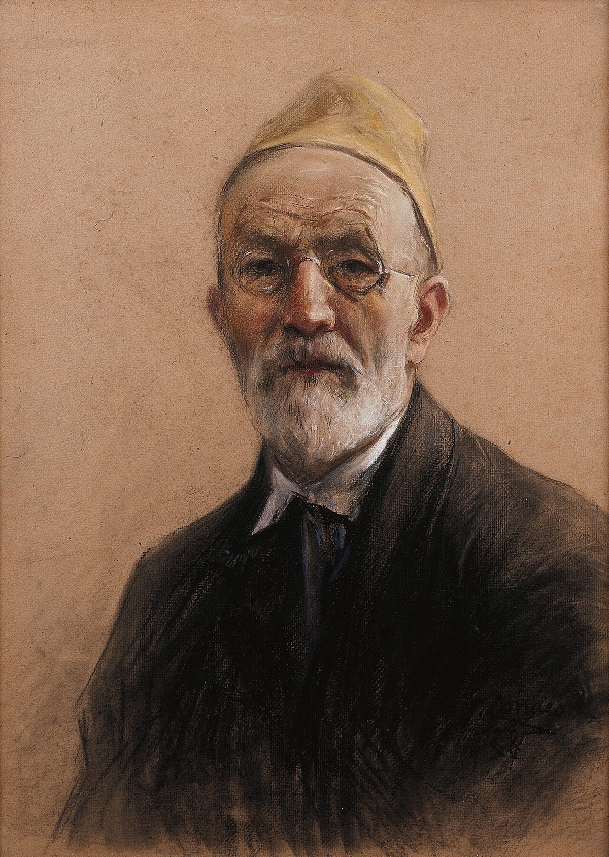 Fausto Zonaro'nun sarı fesli otoportresi, 1928