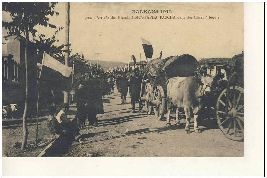 Bulgar birlikleri 1912'de Cisr-i Mustafapaşa'ya (Svilengrad) giriyor