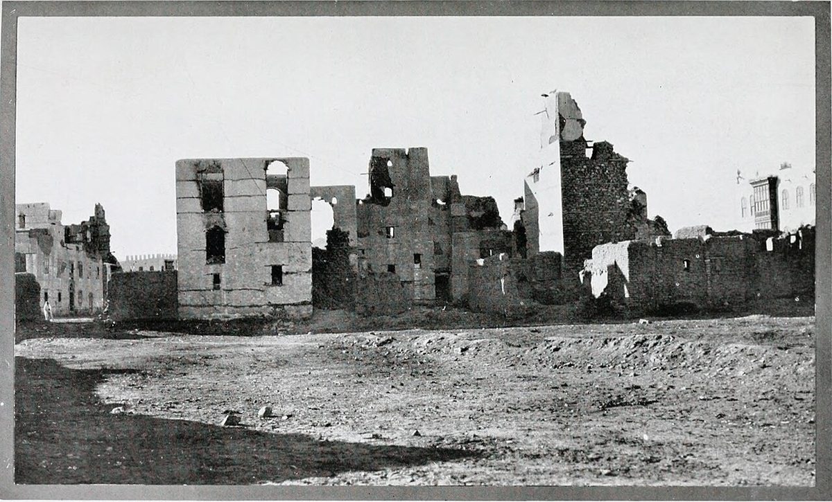 1922 tarihli bir seyahat kitabından Hicaz görüntüsü