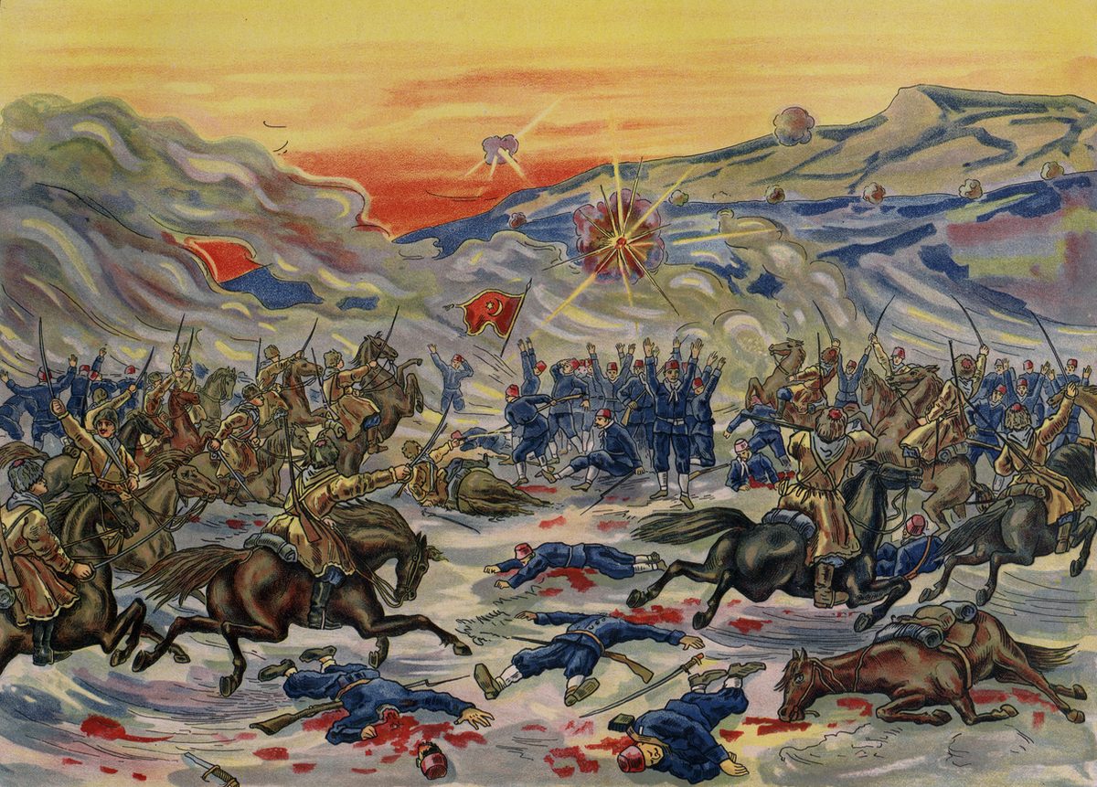 Sarıkamış Muharebesi'ni anlatan bir 1915 yayını