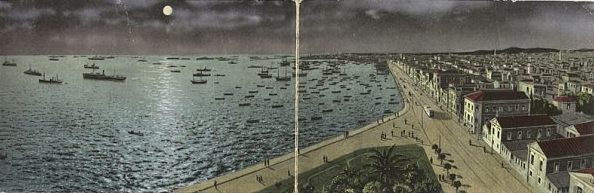 1890'larda Selanik'in genel görünümü