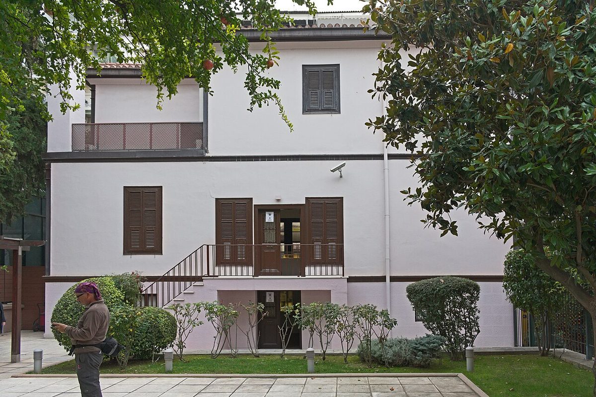 Selanik'teki asıl Atatürk Evi, batıdan görünüm