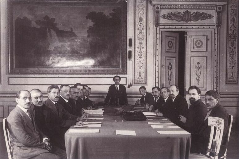1921 Moskova Antlaşması'nın imza sayfası