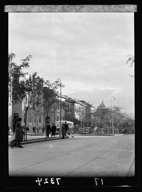 Ankara'nın ana bulvarı, 1935