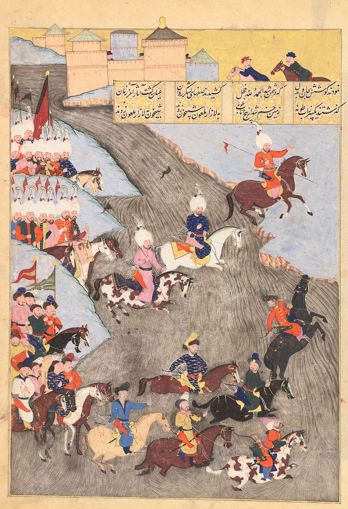 Târîh-i Sultân Süleymân minyatüründe 1566 Zigetvar hücumu