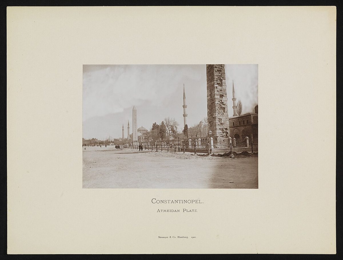 1901 yılında At Meydanı (Sultanahmet Meydanı)