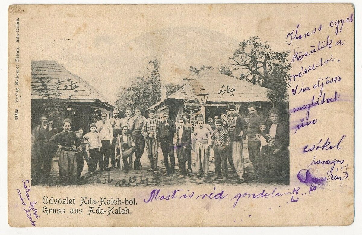 1901 tarihli bir kartpostalda Ada Kaleh