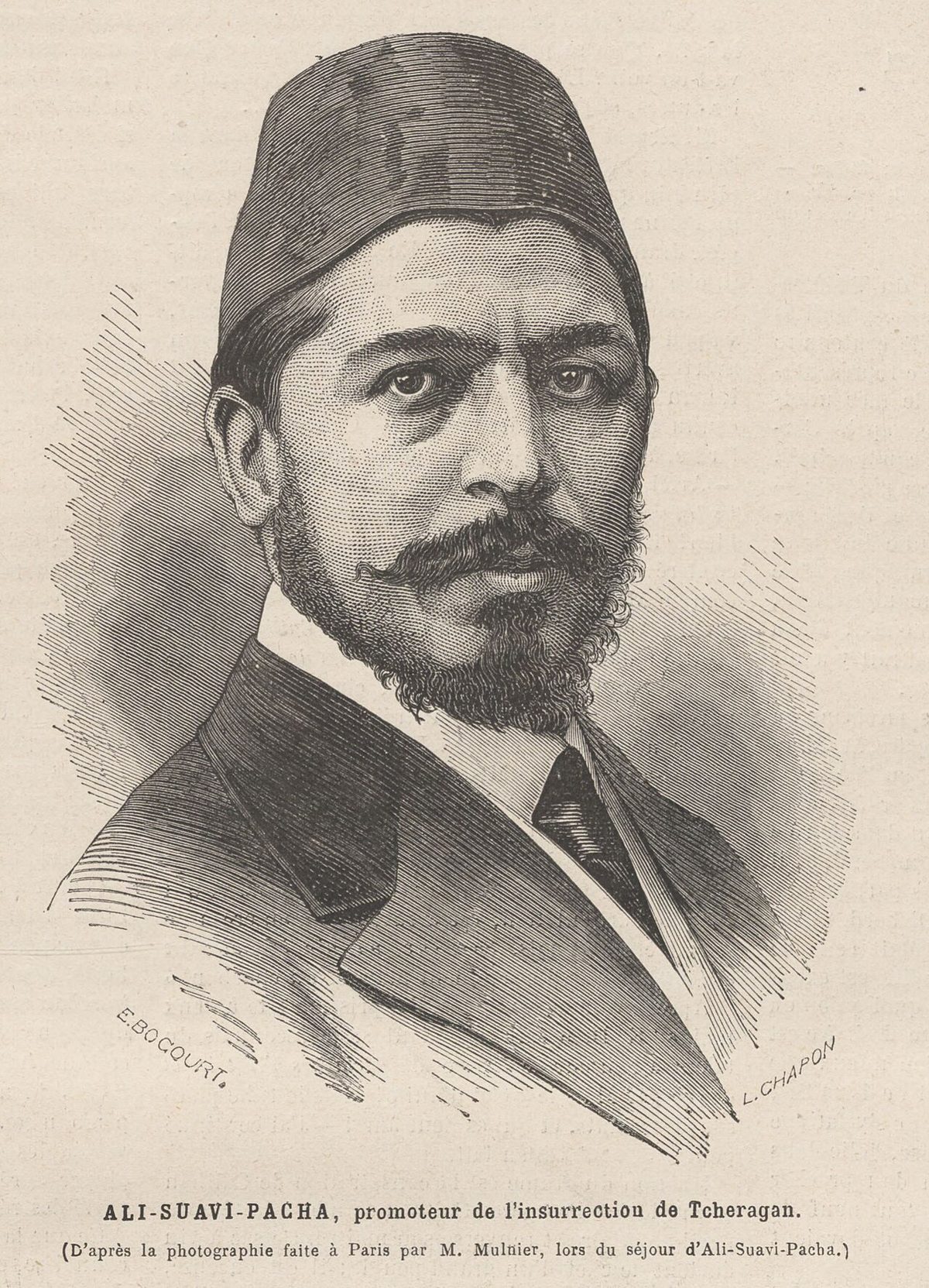 Yeni Osmanlılar arasında yer alan gazeteci ve düşünür Ali Suavi