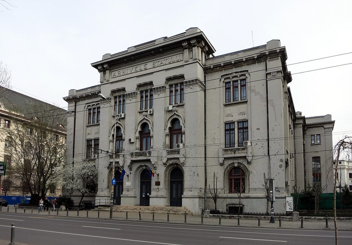 Bükreş'teki Romanya Ulusal Arşivleri binası