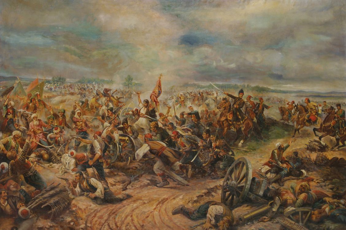 1806 Mişar çatışmasını gösteren tablo