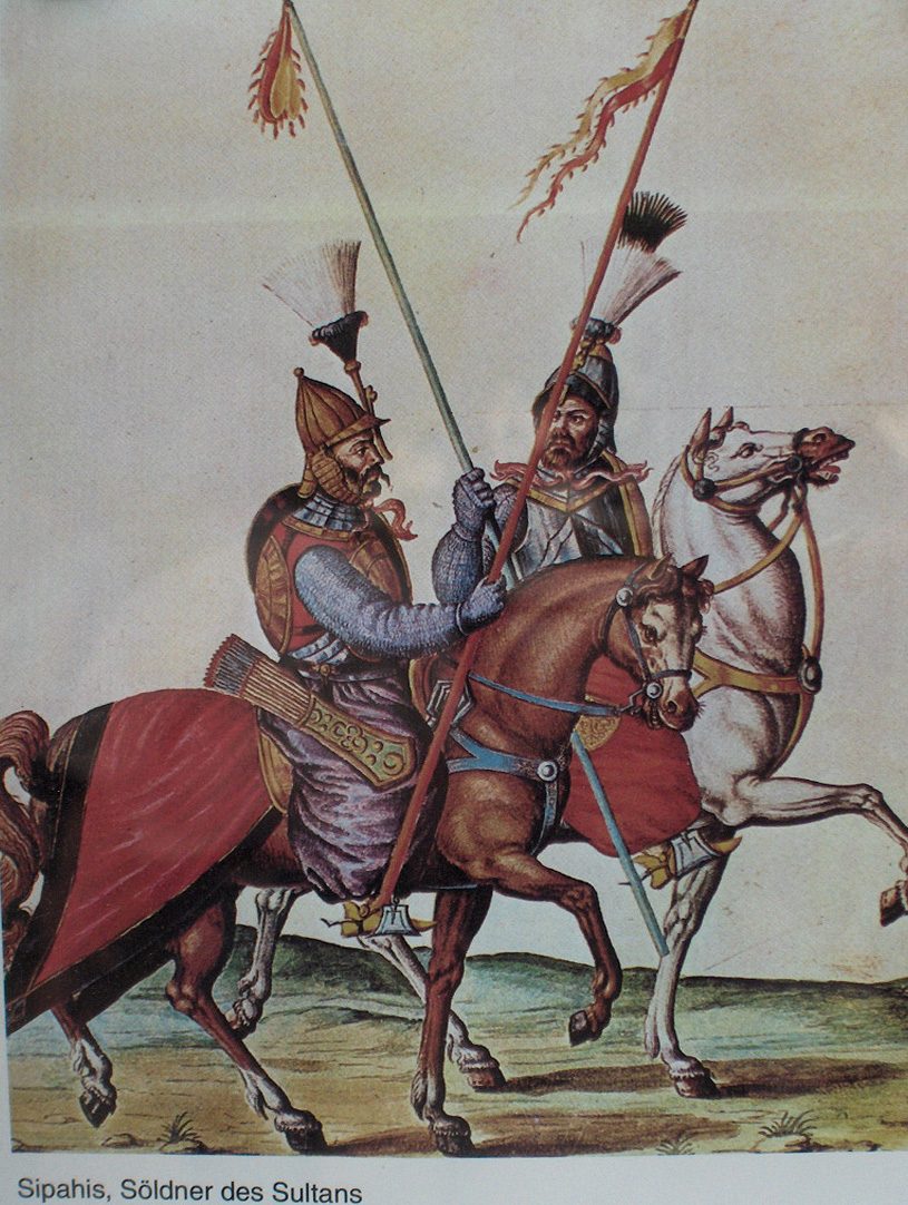 1683 Viyana muharebesinde Osmanlı sipahilerini gösteren tasvir