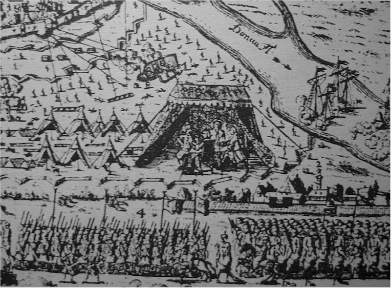 1739 Belgrad Antlaşması ile değişen sınırları gösteren harita