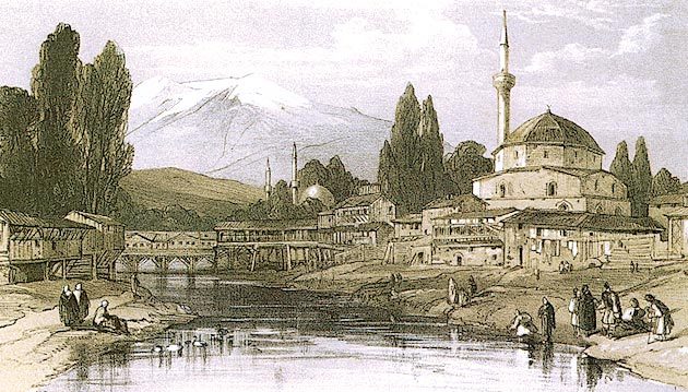 Manastır'dan eski bir görünüm