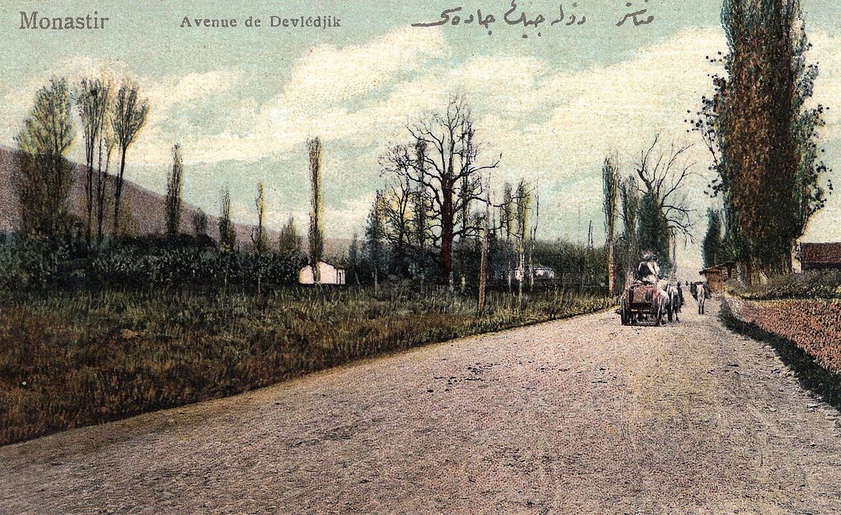 1912 tarihli bir kartpostalda Manastır