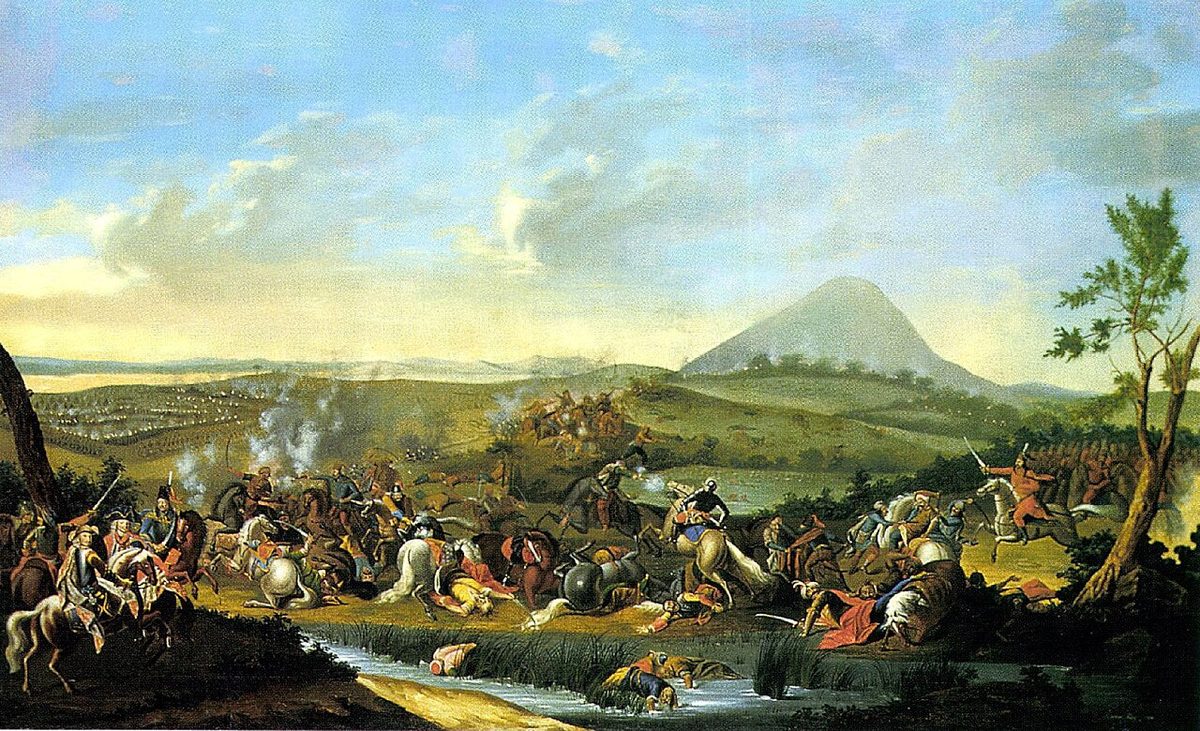 József Borsos'un 1837 tarihli İkinci Mohaç Muharebesi tablosu