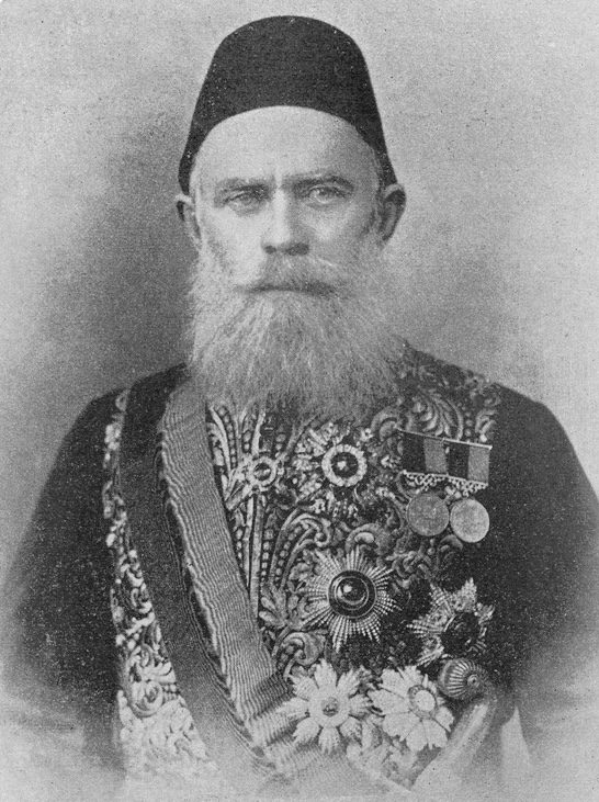 Mecelle Cemiyeti'nin başkanı Ahmed Cevdet Paşa'nın portresi