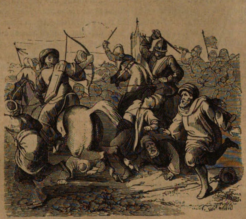 1371 Meriç (Çirmen) Muharebesi'ni gösteren tarihî resim