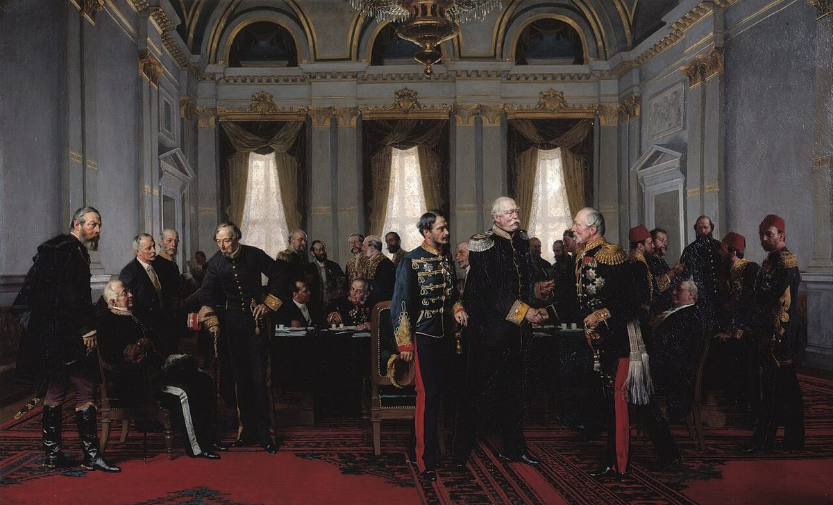 Anton von Werner'in 13 Temmuz 1878 Berlin Kongresi'ni gösteren tablosu