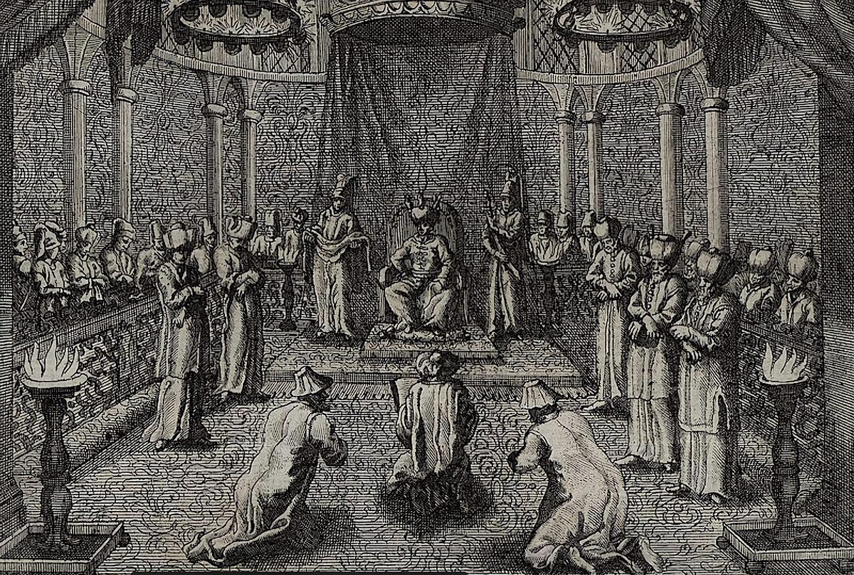 IV. Mehmed'in sarayını gösteren bir resim