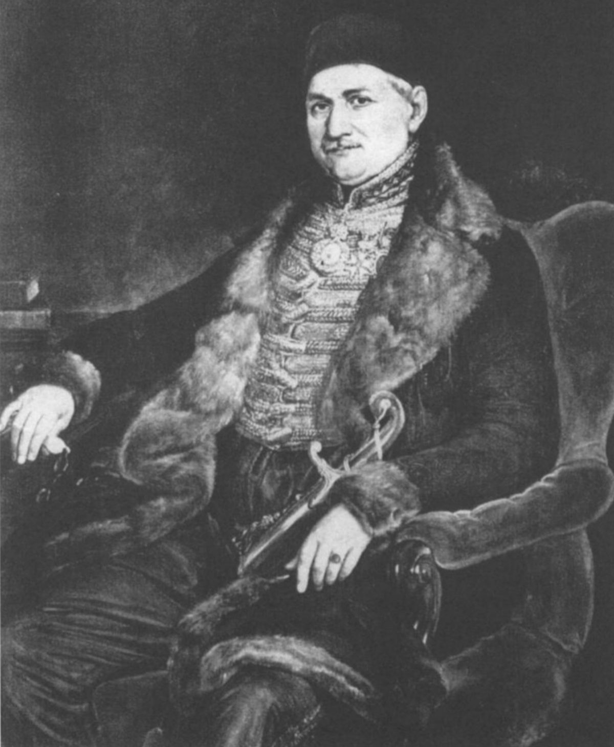 Giuseppe Donizetti'nin (Donizetti Paşa) portresi