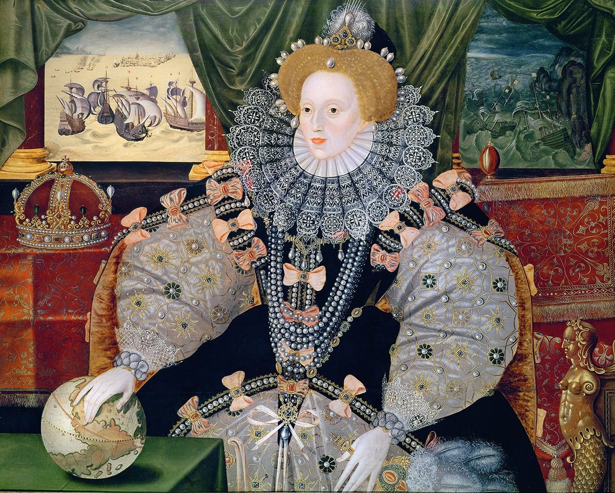 İngiltere kraliçesi I. Elizabeth'in Armada portresi