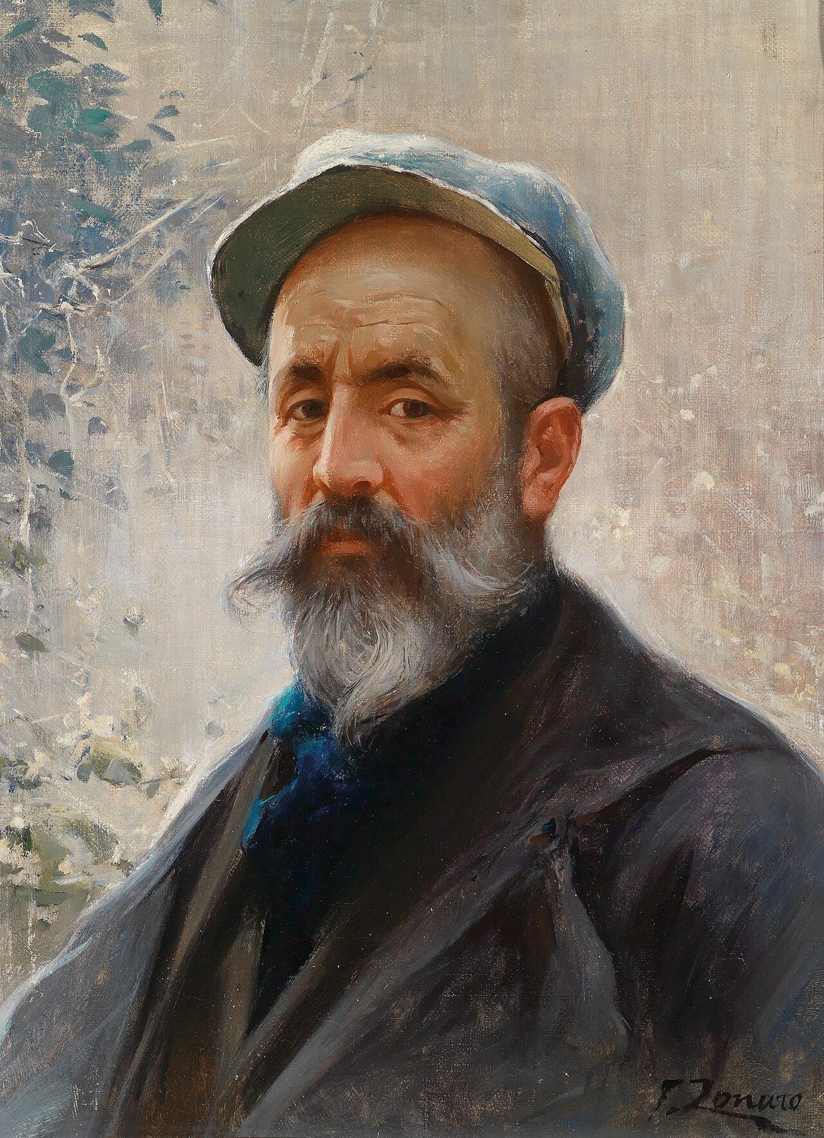 İtalyan ressam Fausto Zonaro'nun otoportresi