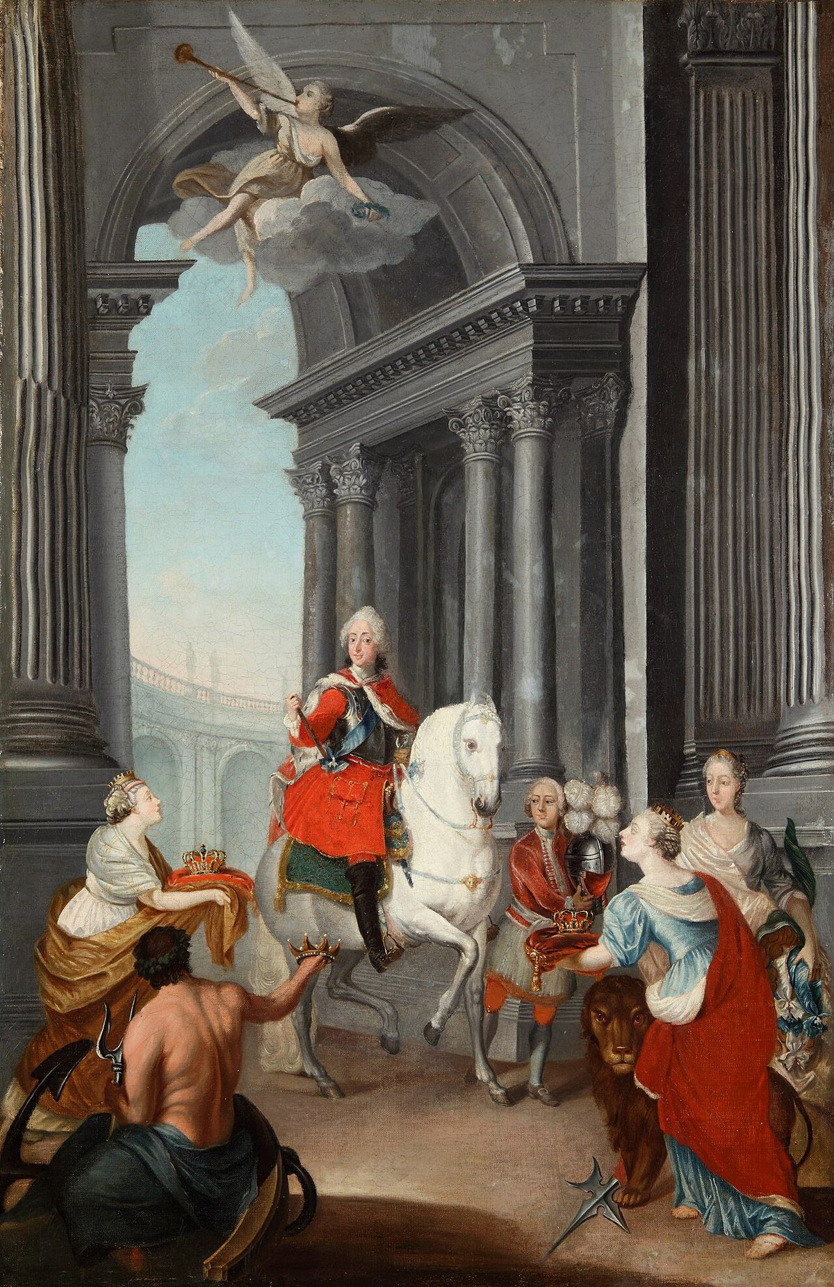 Danimarka kralı V. Frederik'in bir başka portresi