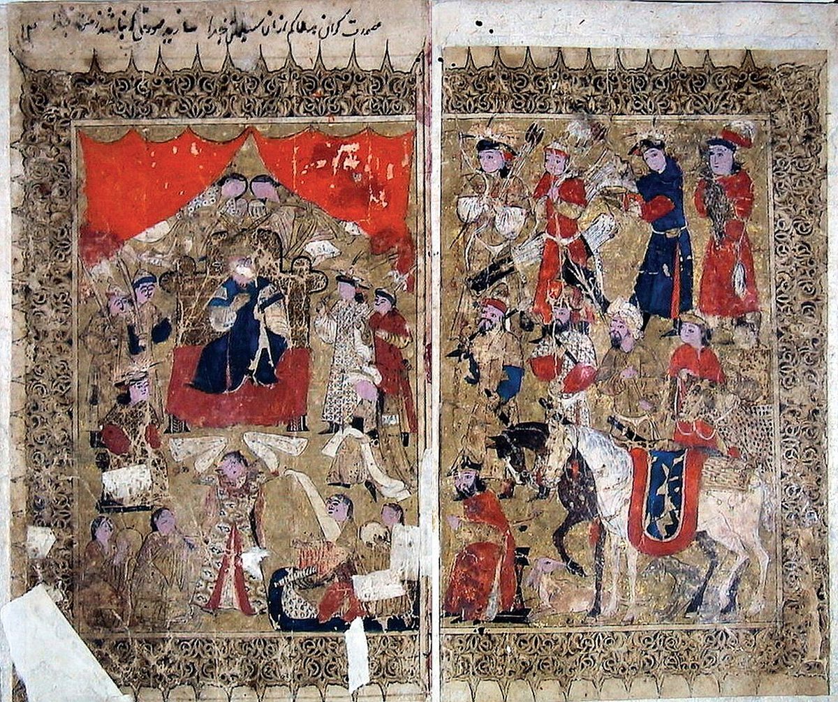 Süleymaniye Kütüphanesi Yeni Cami koleksiyonundaki 1322 tarihli Acâibü'l-mahlûkât nüshasının açılış sayfaları