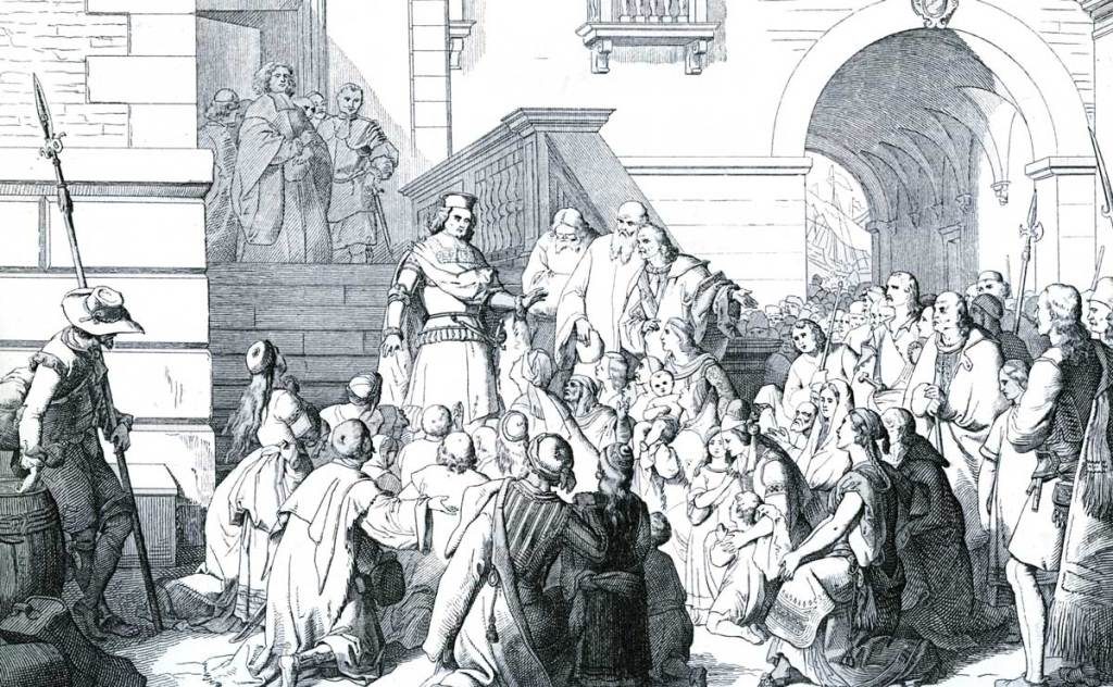 Giuseppe Gatteri'nin Venediklilerin 1669'da Kandiye'den ayrılışını anlatan resmi