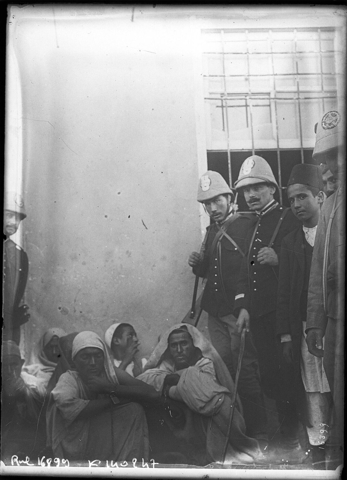 Trablusgarp Savaşı'ndan bir asker grubu fotoğrafı