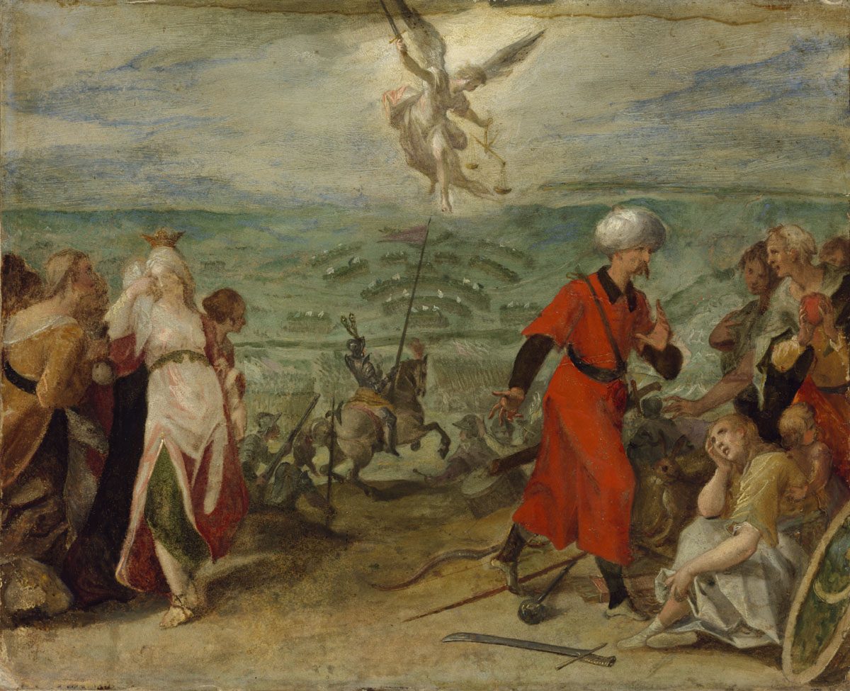 Rudolf II'nin saray ressamı Hans von Aachen'ın 1603–1604 tarihli Mezőkeresztes alegorisi