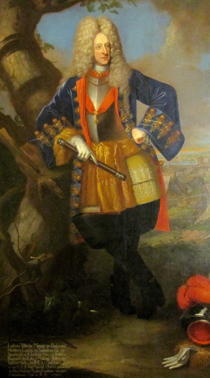 Viyana Askerî Tarih Müzesi'ndeki Ludwig Wilhelm portresi