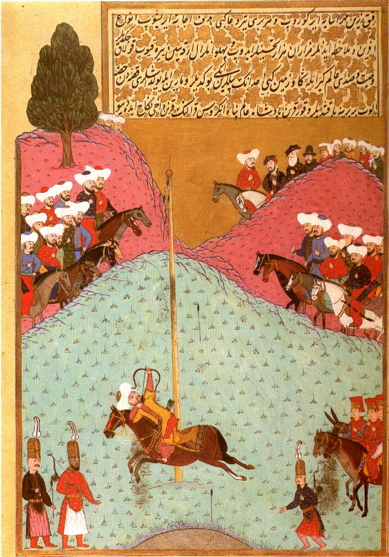 Hünernâme'den II. Murad dönemine ait bir sahne