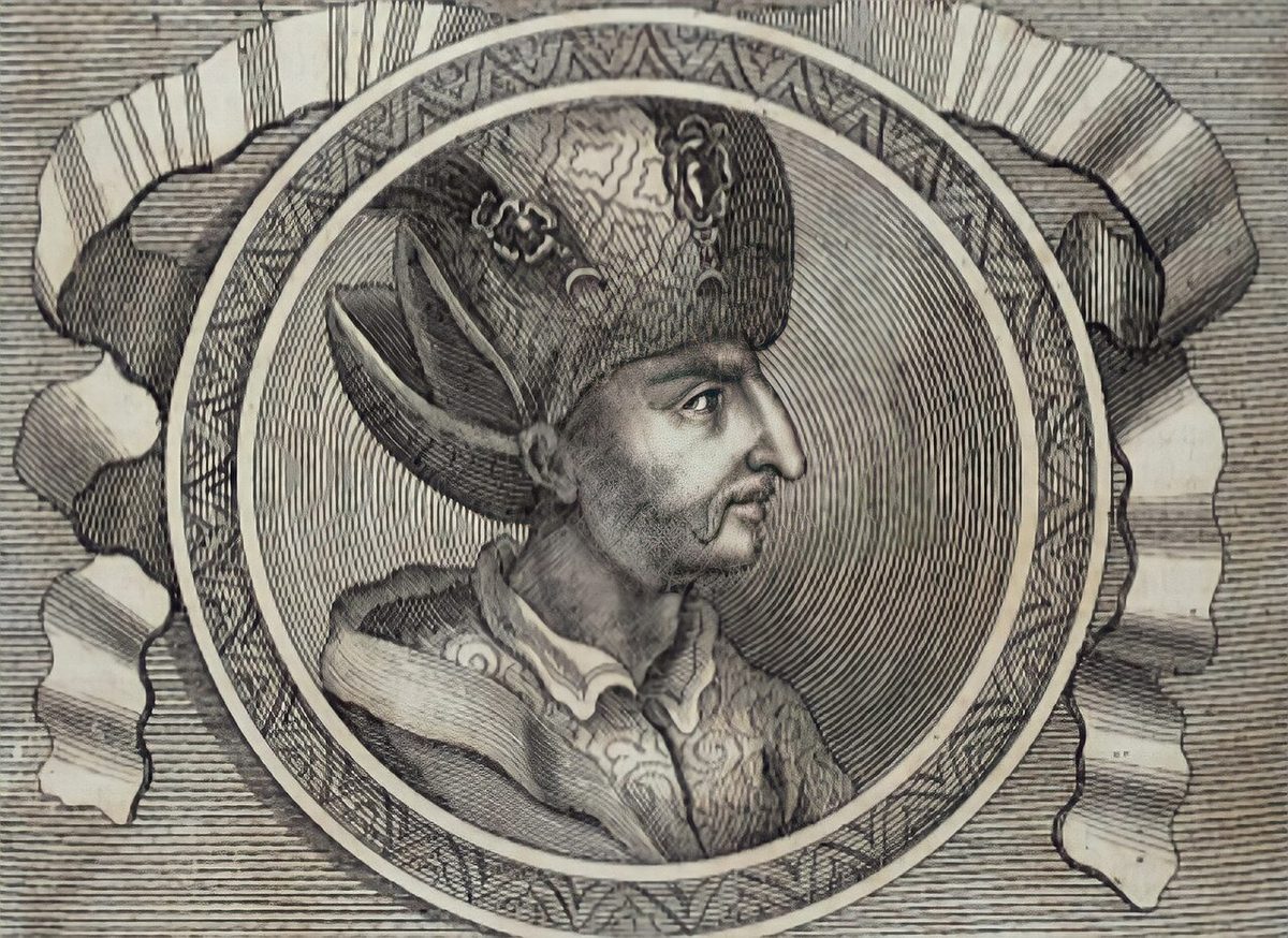 Paul Rycaut'un eserinde yer alan Sultan İbrahim gravürü