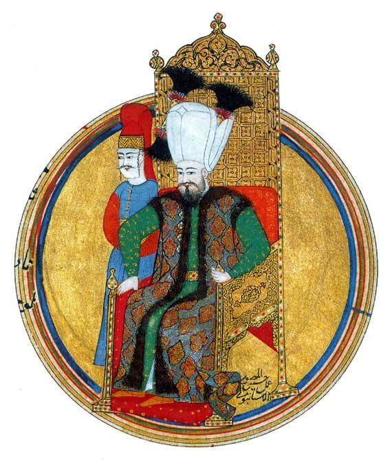 IV. Mehmed'i gösteren Osmanlı minyatürü