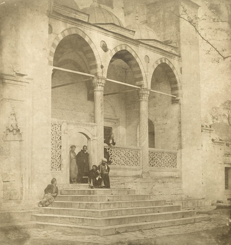 James Robertson'ın 1853 dolayında çektiği Süleymaniye Camii fotoğrafı